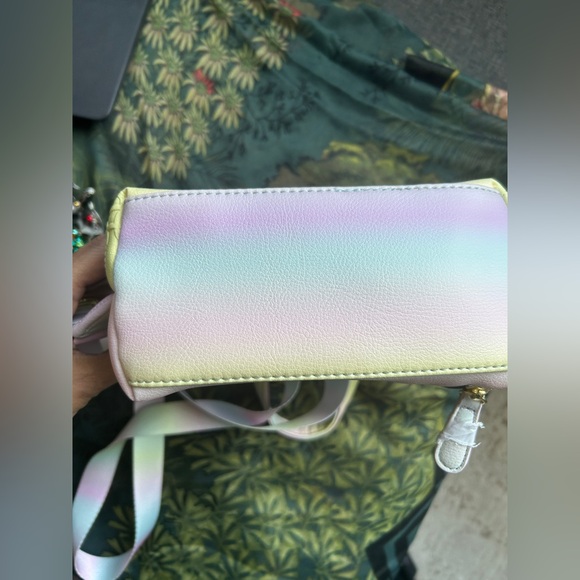Betsey Johnson Pastel LB Logo Mini Backpack Ombré-hued - Picture 8 of 12